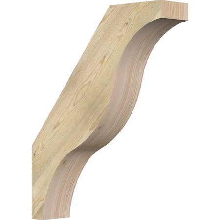 Ekena Millwork 6"W x 26"D x 32"H Funston Rough Sawn Knee Brace, Douglas Fir BRC06X26X32FST00RDF